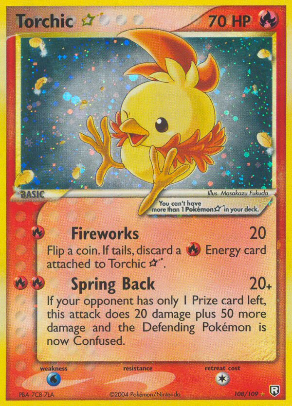 Torchic Astro (108/109) [EX: El Regreso del Team Rocket]