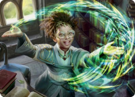 Carte artistique de l'instant de lucidité [Strixhaven : l'Académie des Mages – Série artistique]