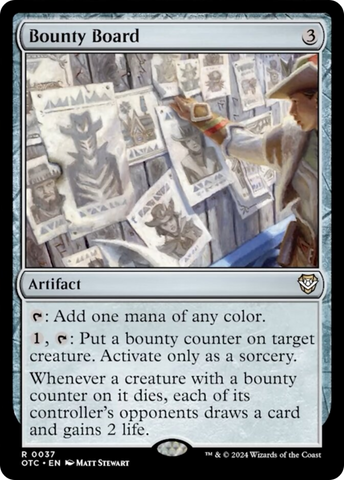 Tablero de recompensas [Forajidos de Cruce de Truenos Commander]