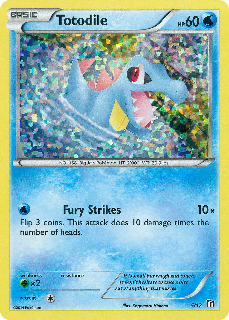 Totodile (5/12) [Promociones de McDonald's: Colección 2016]
