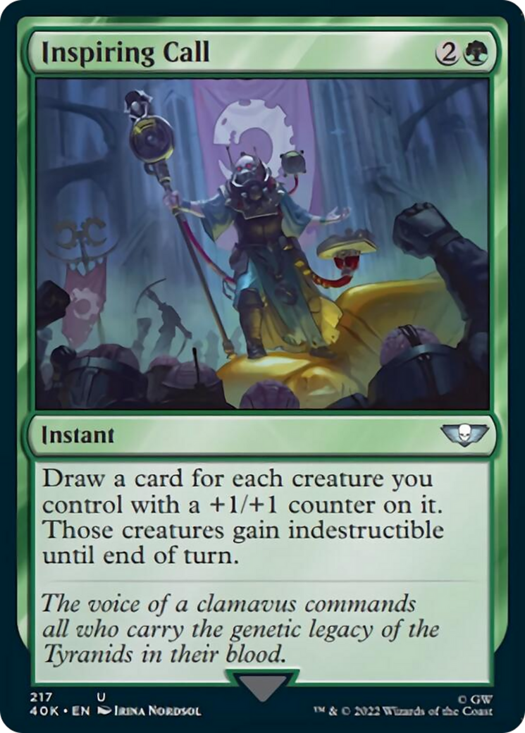 Appel inspirant (Surge Foil) [Warhammer 40,000]