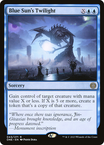 Le Crépuscule du soleil bleu [Phyrexia : Tout sera un]