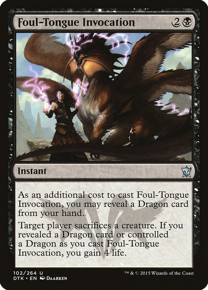 Invocation de langue infâme [Dragons de Tarkir]