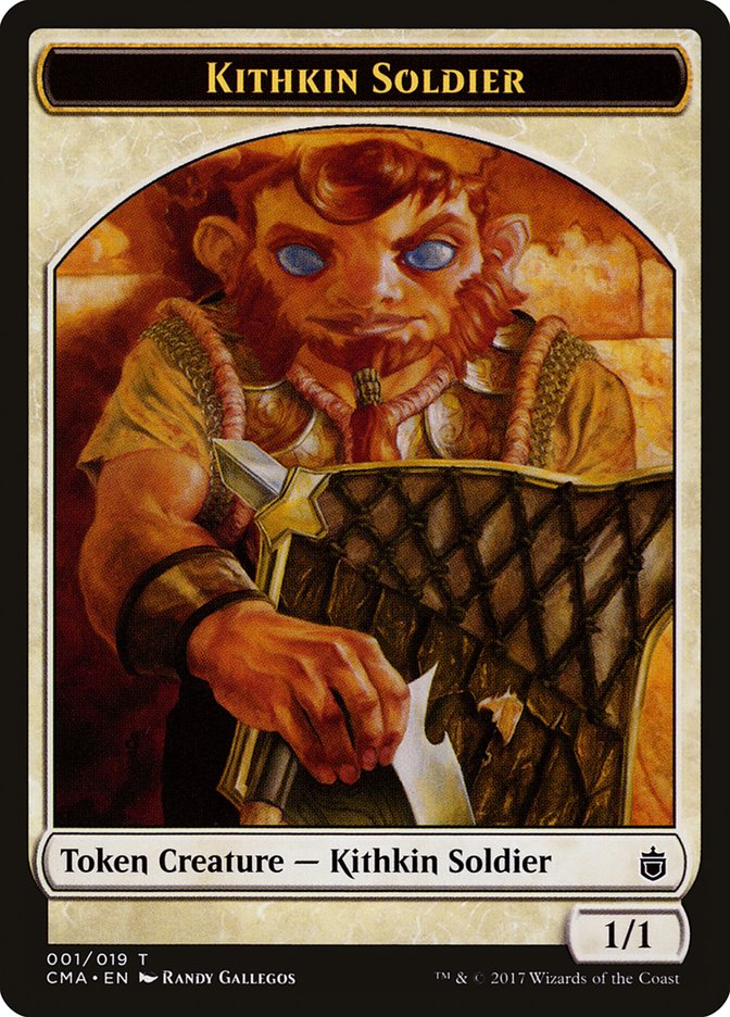Ficha de Soldado Kithkin [Commander Anthology Tokens]