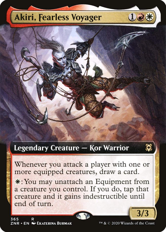 Akiri, Voyageuse intrépide (Extended Art) [Zendikar Rising]