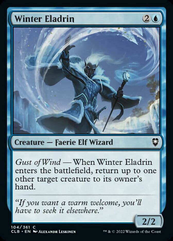 Éladrienne d'hiver [Commander Legends: Battle for Baldur's Gate]