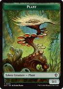 Guerrier elfe (0004) // Plante (0005) Jetons recto-verso [Jetons Lorwyn Eclipsed]