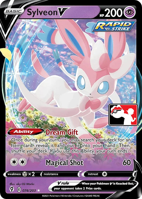Sylveon V (074/203) [Serie Uno Paquete de Premios]