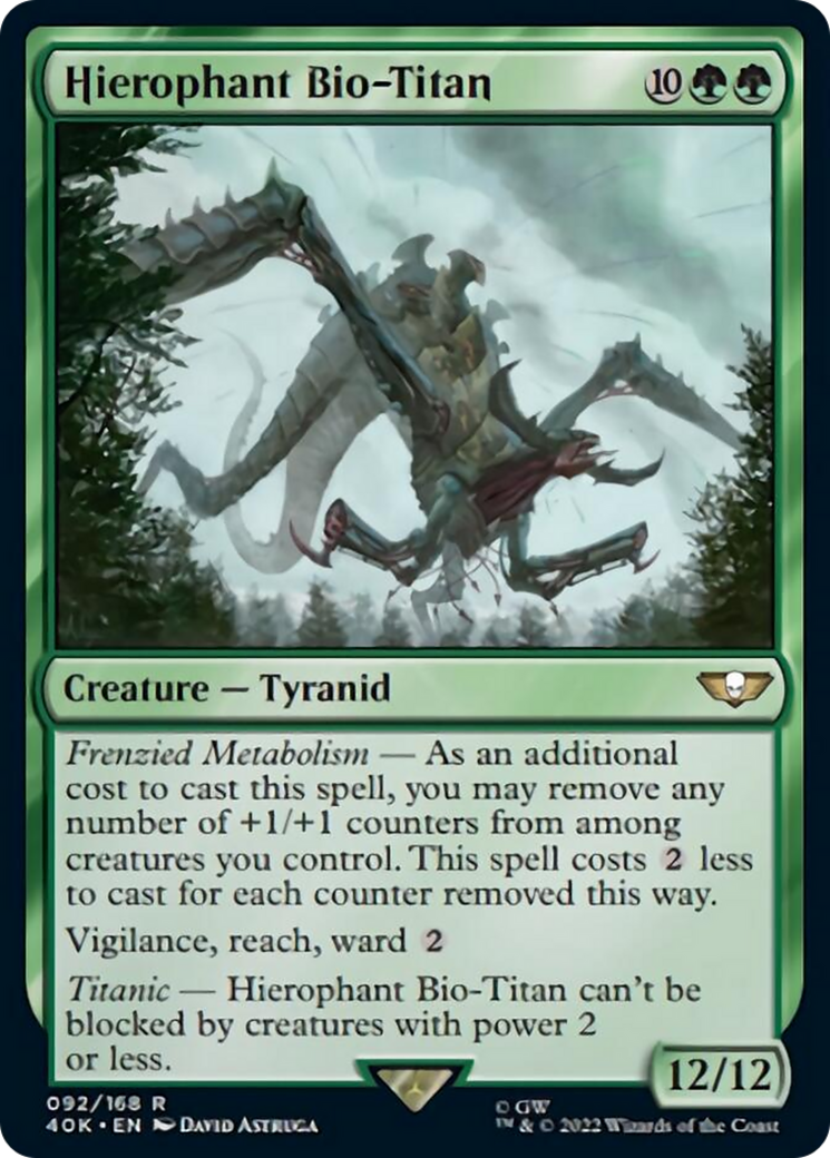Hiérophante Bio-Titan (Feuille texturée) [Warhammer 40,000]