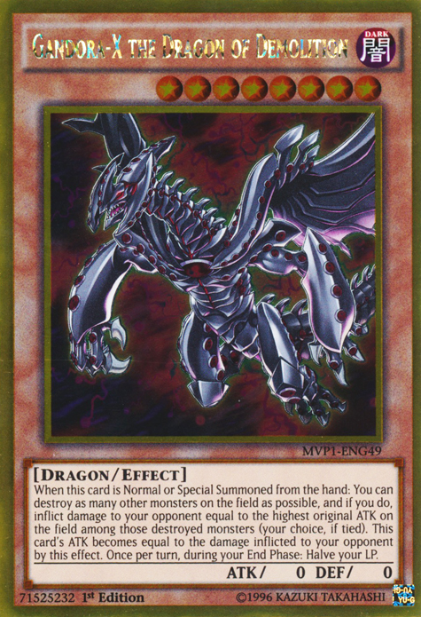 Gandora-X the Dragon of Demolition [MVP1-FR049] Gold Rare