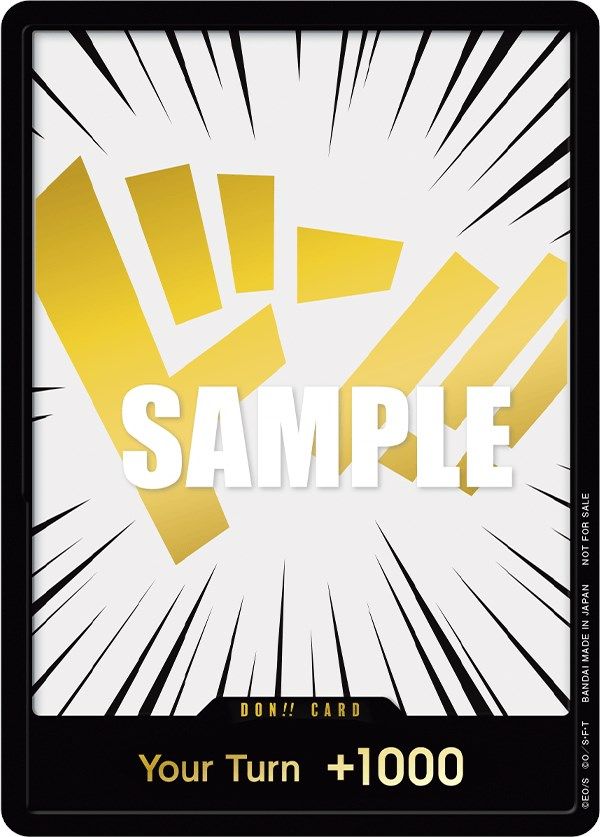 DON!! Carta (Oro) [Cartas promocionales de One Piece]