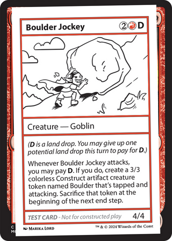 Jockey de rochers [Cartes de test de boosters mystères 2]