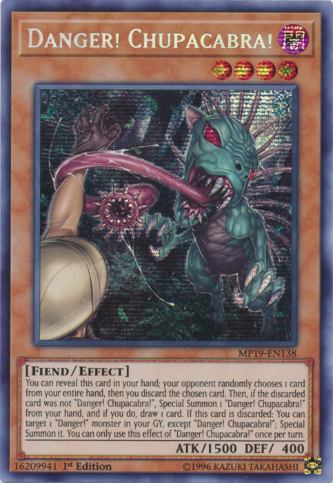 ¡Peligro! ¡Chupacabra! [MP19-EN138] Secreta Rara Prismática