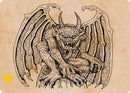 Gargouille de cloître (Présentoir) Carte artistique (Signature estampillée or) [Donjons et Dragons : Aventures dans les Royaumes Oubliés Série d'illustrations]