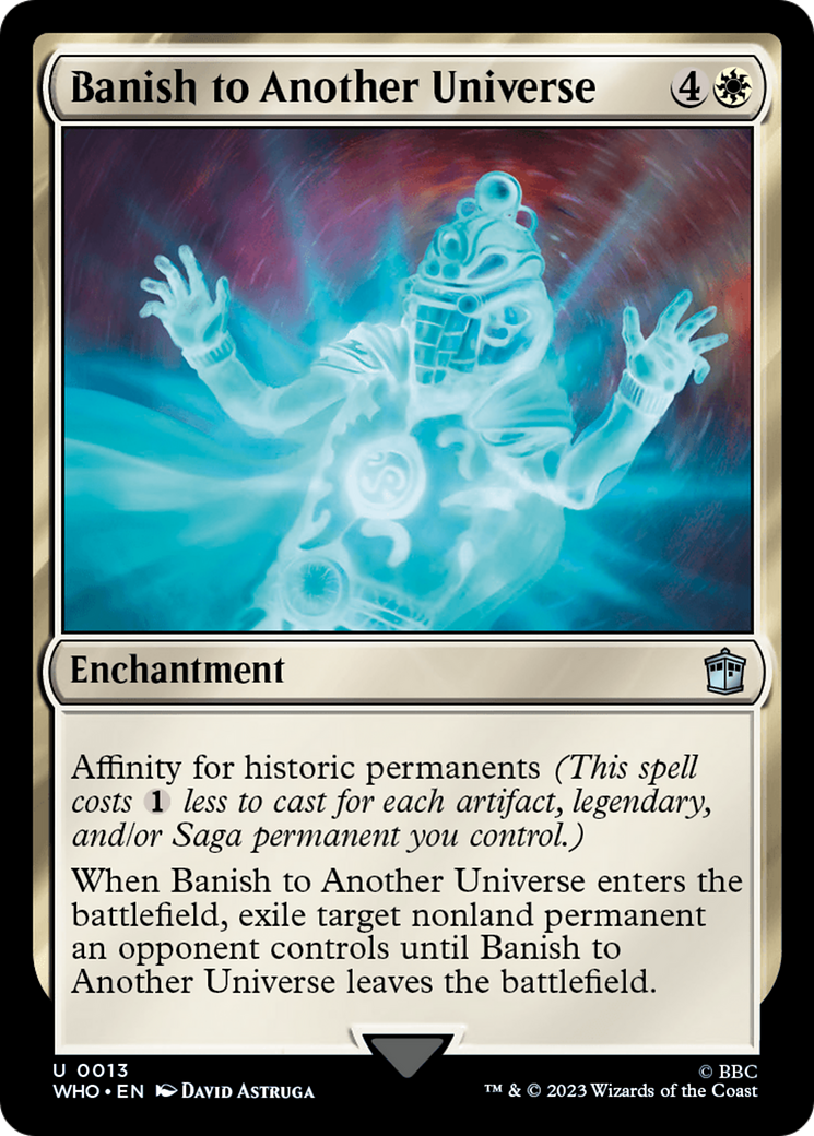 Bannir vers un autre univers [Doctor Who]