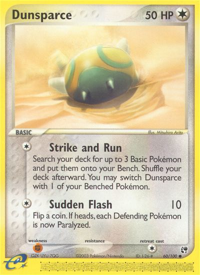 Dunsparce (60/100) [EX: Tormenta de Arena]