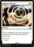 Décret de la sphinge [Cartes promos d'avant-première Les Friches d'Ixalan]