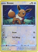 Eevee (130/185) (Reverse Cosmos Holo) [Espada y Escudo: Voltaje Vívido]