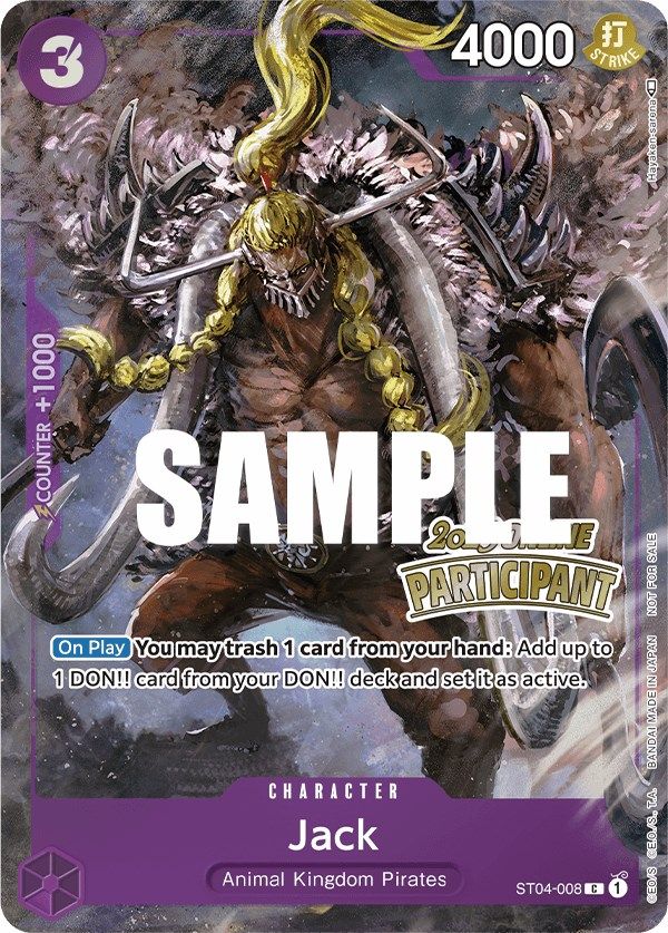 Jack (Regional Online 2023) [Participante] [Cartas Promocionales de One Piece]