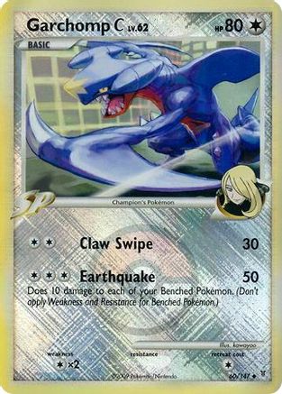 Garchomp C (60/147) (Promo de Liga) [Platino: Victorias Supremas]