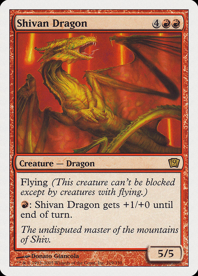 Dragon shivân [Neuvième édition]