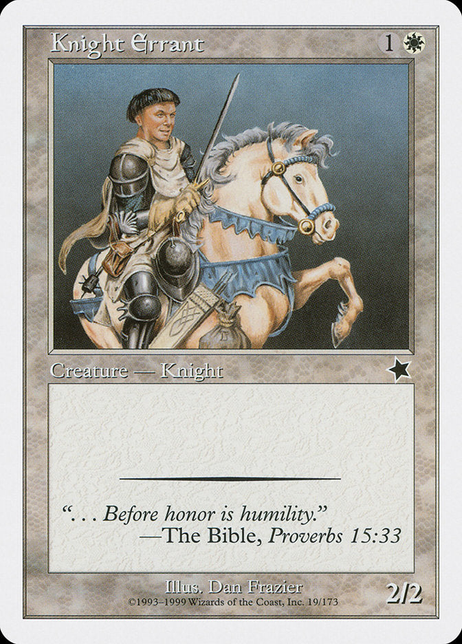 Chevalier Errant [Départ 1999]