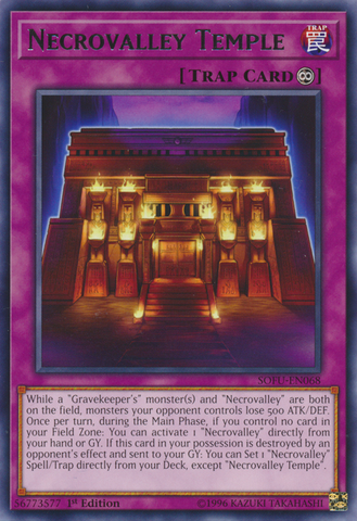 Temple de la Vallée des Morts [SOFU-FR068] Rare