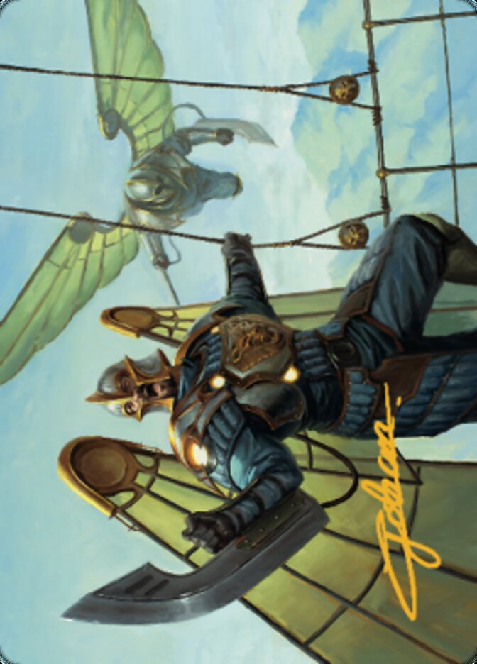 Maréchal de l'air Art Card (Signature Estampillée Or) [Série d'illustrations La Guerre Fratricide]
