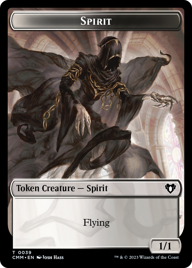 Esprit // Scion Eldrazi Jeton recto-verso [Jetons Commander Masters]