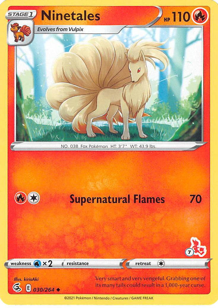 Ninetales (30/264) (Sello de Cinderace n.º 7) [Battle Academy 2022]