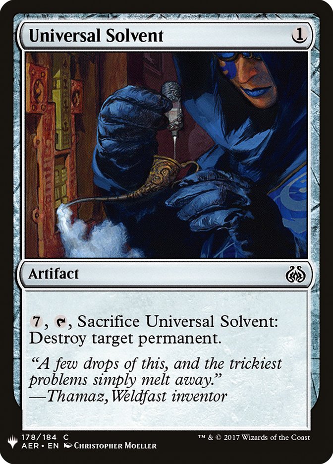 Solvant universel [Booster mystère]