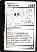 Xyru Spectre (édition 2021) [Cartes de test d'extension de lot mystère]