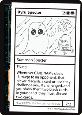 Xyru Spectre (édition 2021) [Cartes de test d'extension de lot mystère]