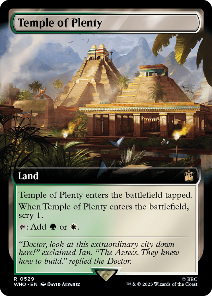 Temple de l'abondance (illustration étendue) [Doctor Who]
