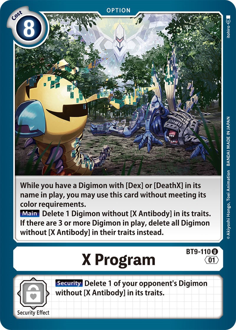 Programa X [BT9-110] [Récord X]