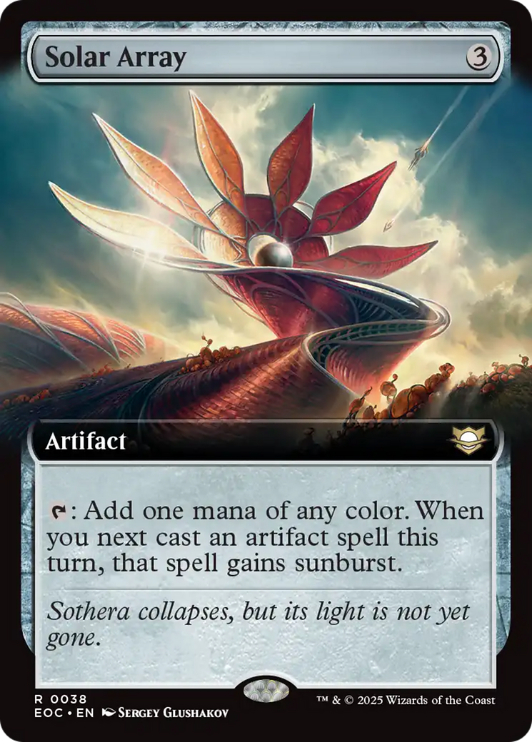 Panneau solaire (Extended Art) [Commander : Aux confins de l'éternité]