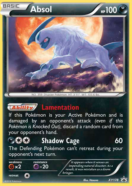 Absol (XY178) [XY: Cartas de promoción de estrellas negras]