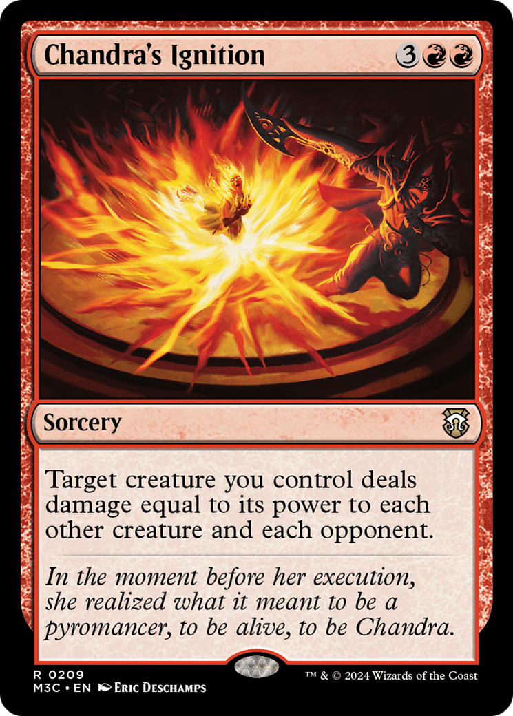 Ignición de Chandra [Commander de Horizontes Modernos 3]