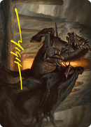 Carte illustrée Nazgûl (signature estampillée or) [Le Seigneur des Anneaux : Contes de la Terre du Milieu - Série illustrée]