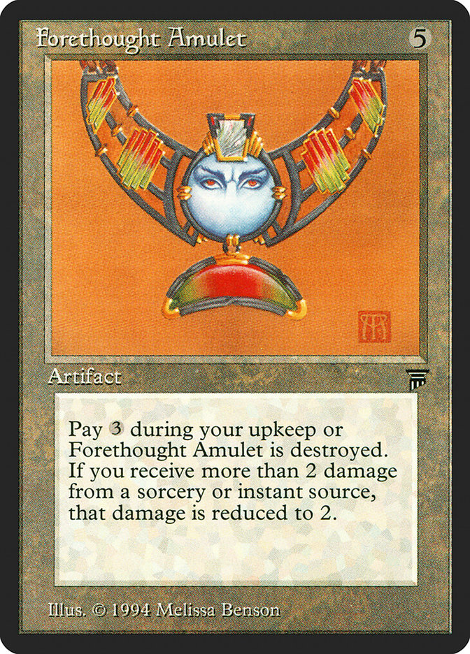 Amulette de la préméditation [Légendes]