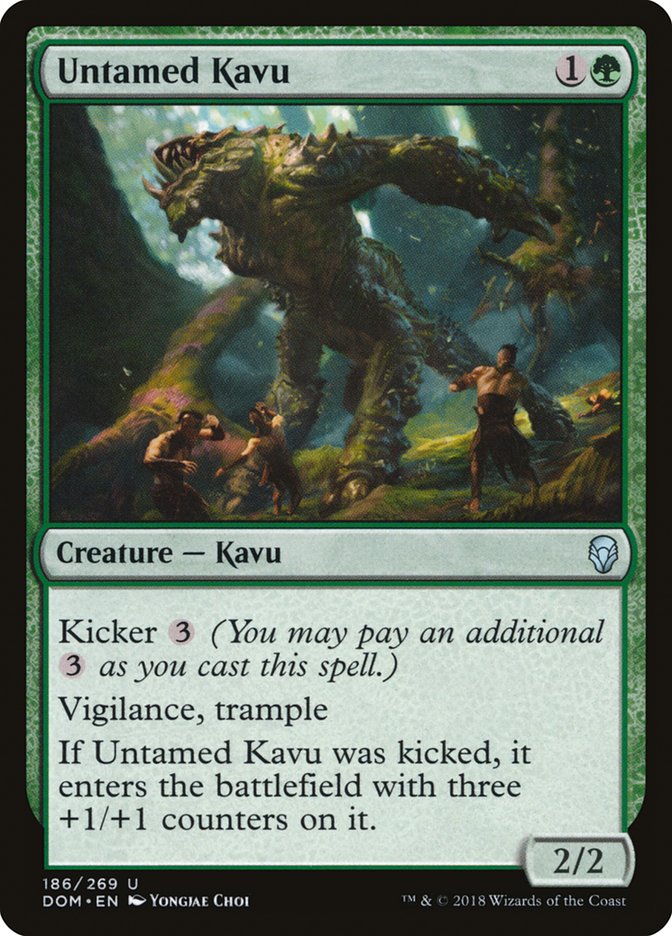 Kavu Indómito [Dominaria]