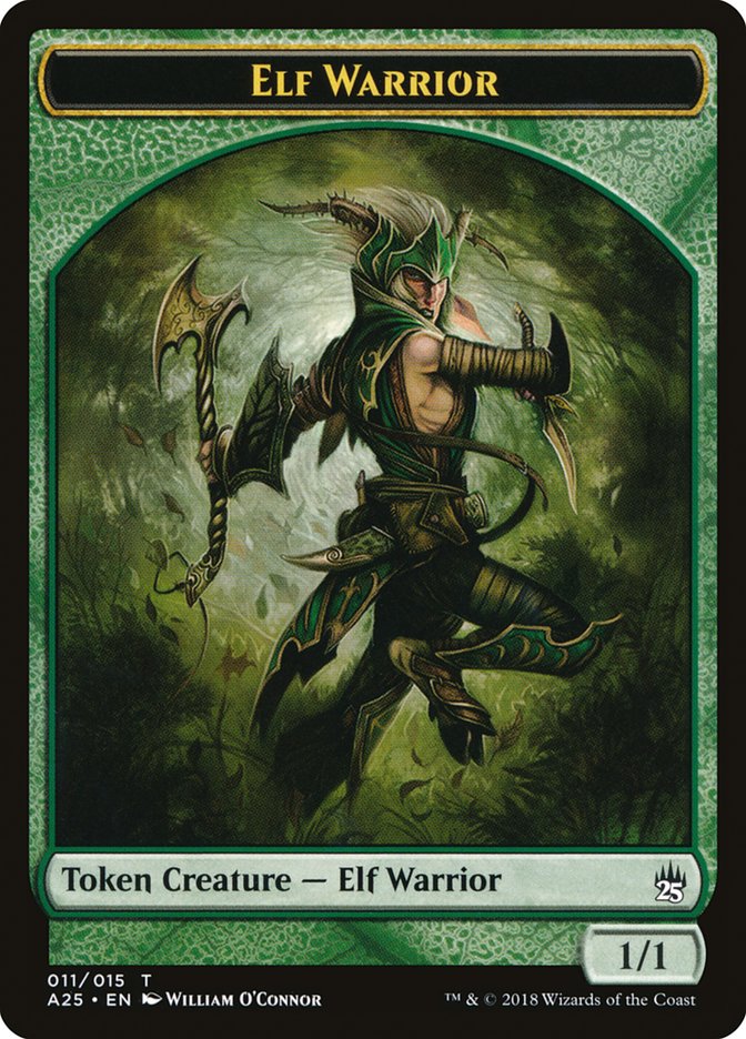 Jeton de Guerrier elfe [Jetons Masters 25]