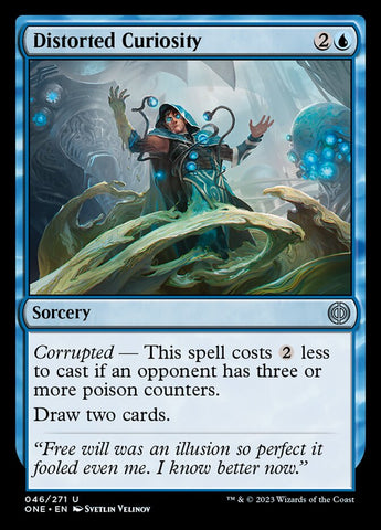 Curiosidad distorsionada [Phyrexia: All Will Be One]
