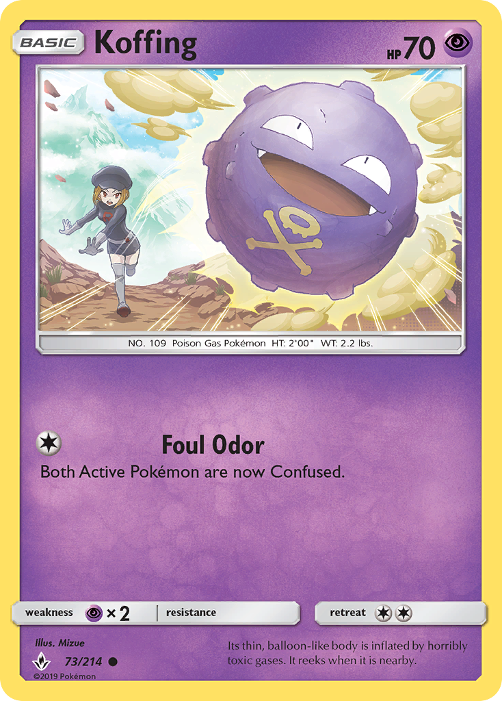 Koffing (73/214) [Sol y Luna: Lazos Inquebrantables]