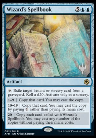 Grimoire du sorcier (Pack promotionnel) [Donjons & Dragons : Aventures dans les Royaumes Oubliés - Cartes promos]
