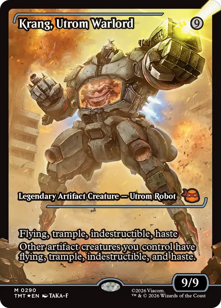 Krang, señor de la guerra Utrom (Exhibición) [Las Tortugas Ninja]