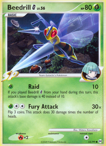 Beedrill G (53/99) [Platino: Arceus]
