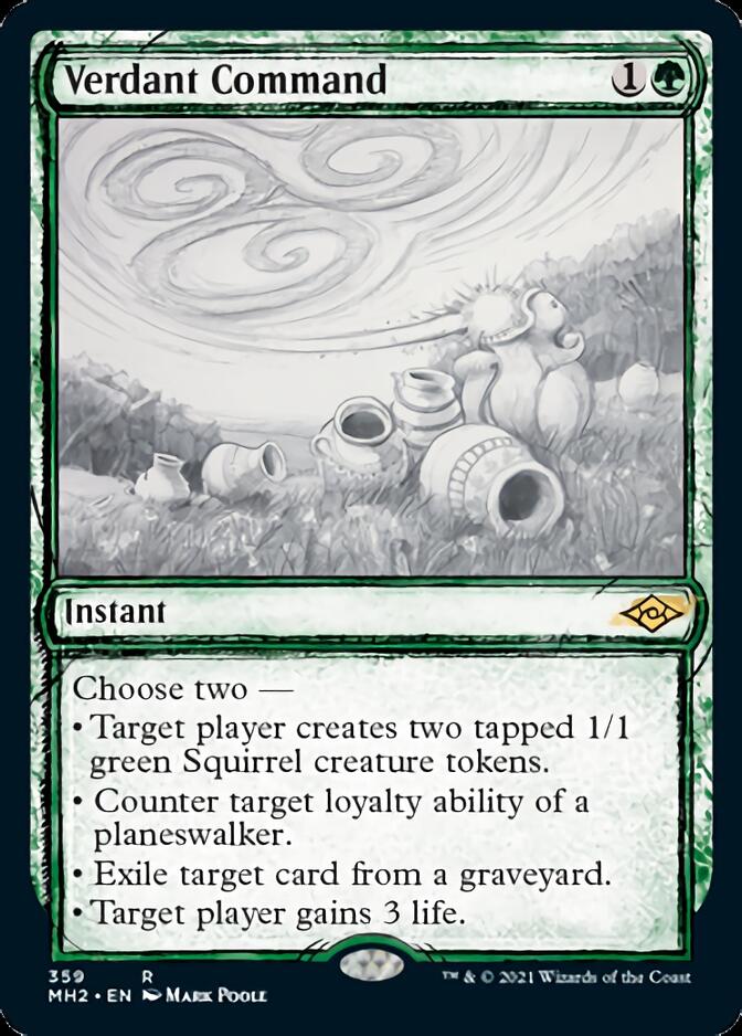 Commandement verdoyant (Ébauche) [Horizons du modern 2]