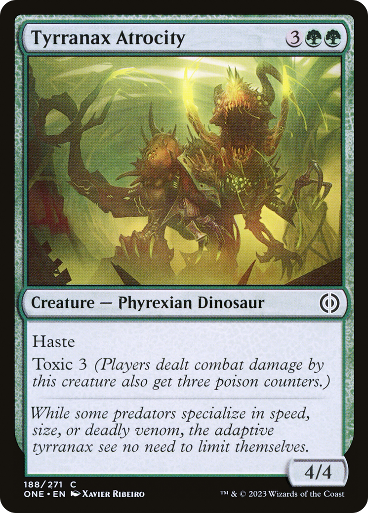 Tyrranax Atroce [Phyrexia : tous seront unifiés]