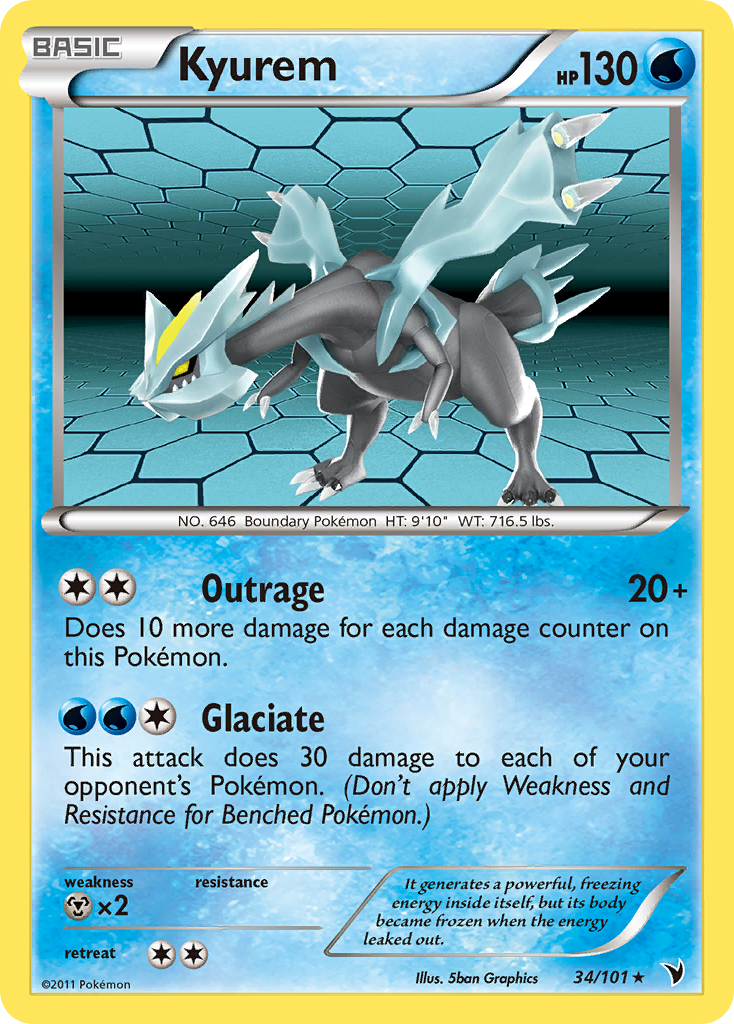 Kyurem (34/101) [Noir & Blanc : Nobles Victoires]